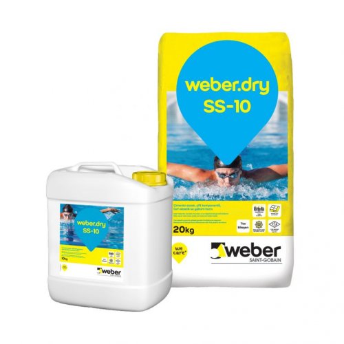 weber.dry SS-10 çimento esaslı çift komponentli su yalıtımı