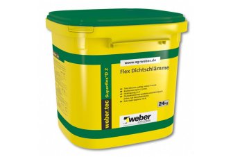 weber.tec Superflex D 2 uv dayanımlı polimer emülsiyon çimento esaslı su yalıtımı